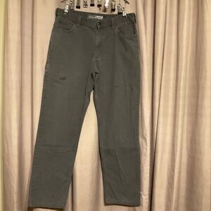 Carhartt Men's Dark Gray Straight Jeans